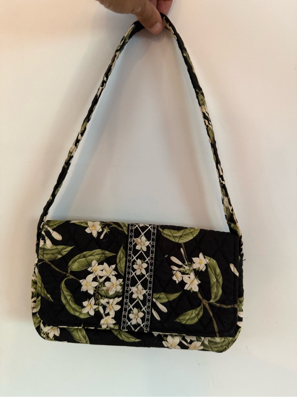 Vera Bradley Retired Jasmine Shoulder Petite Hand Bag Purse Boho 6 x 9" Y2K